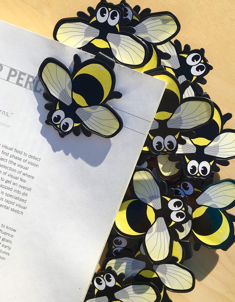 Folio BEE Bulk Animal Clip Bookmarks for Students Kids Teens Girls Boys Pack of 20 Funny Bookmarks Reading Incentives and Awards Reading Programs Birthday Party Favors Classroom Prizes - Image 3